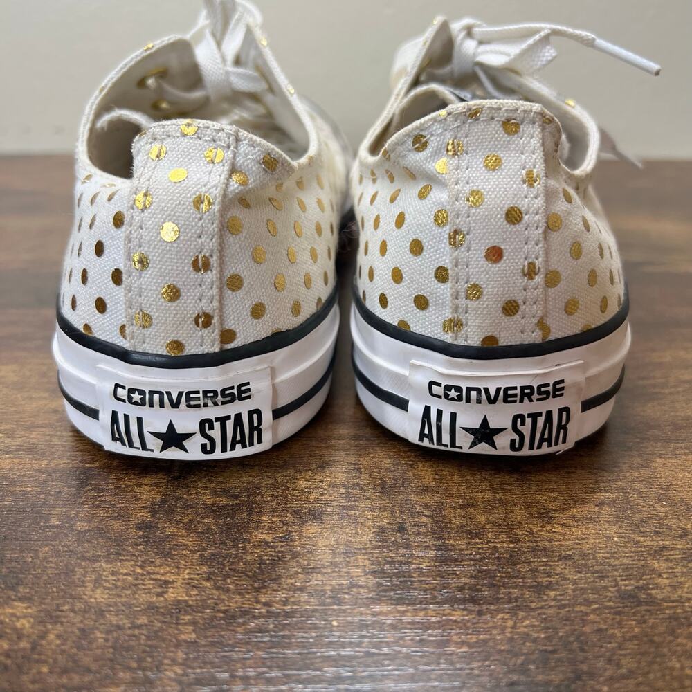 Converse Chuck Taylor All Star Sneakers 8 Mens 10 Womens Metallic Dot Low Top - Picture 8 of 10